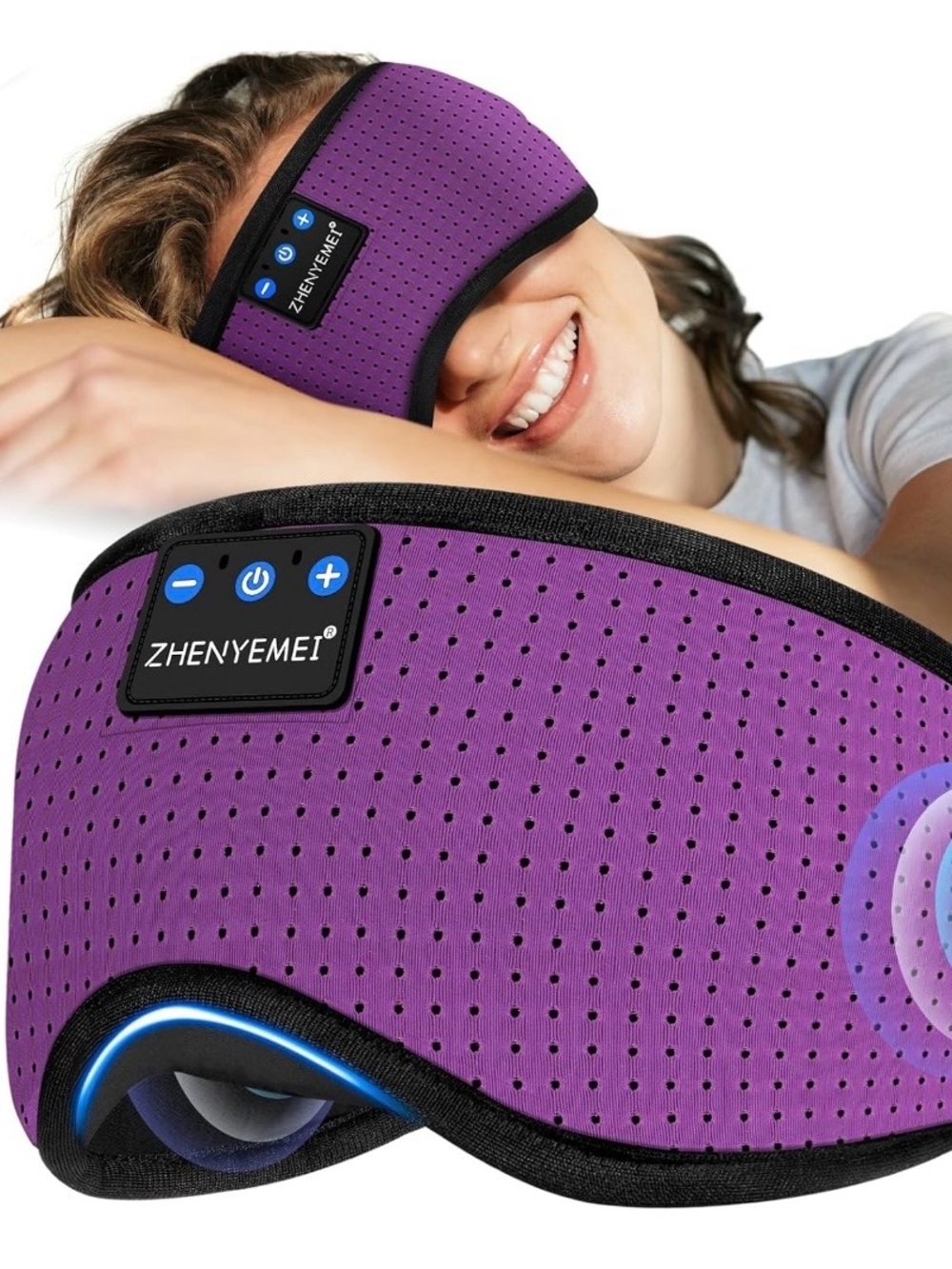 White Noise Sleep Mask
